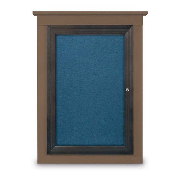 Sliding Glass Enclosed Letterboard, 96"x3